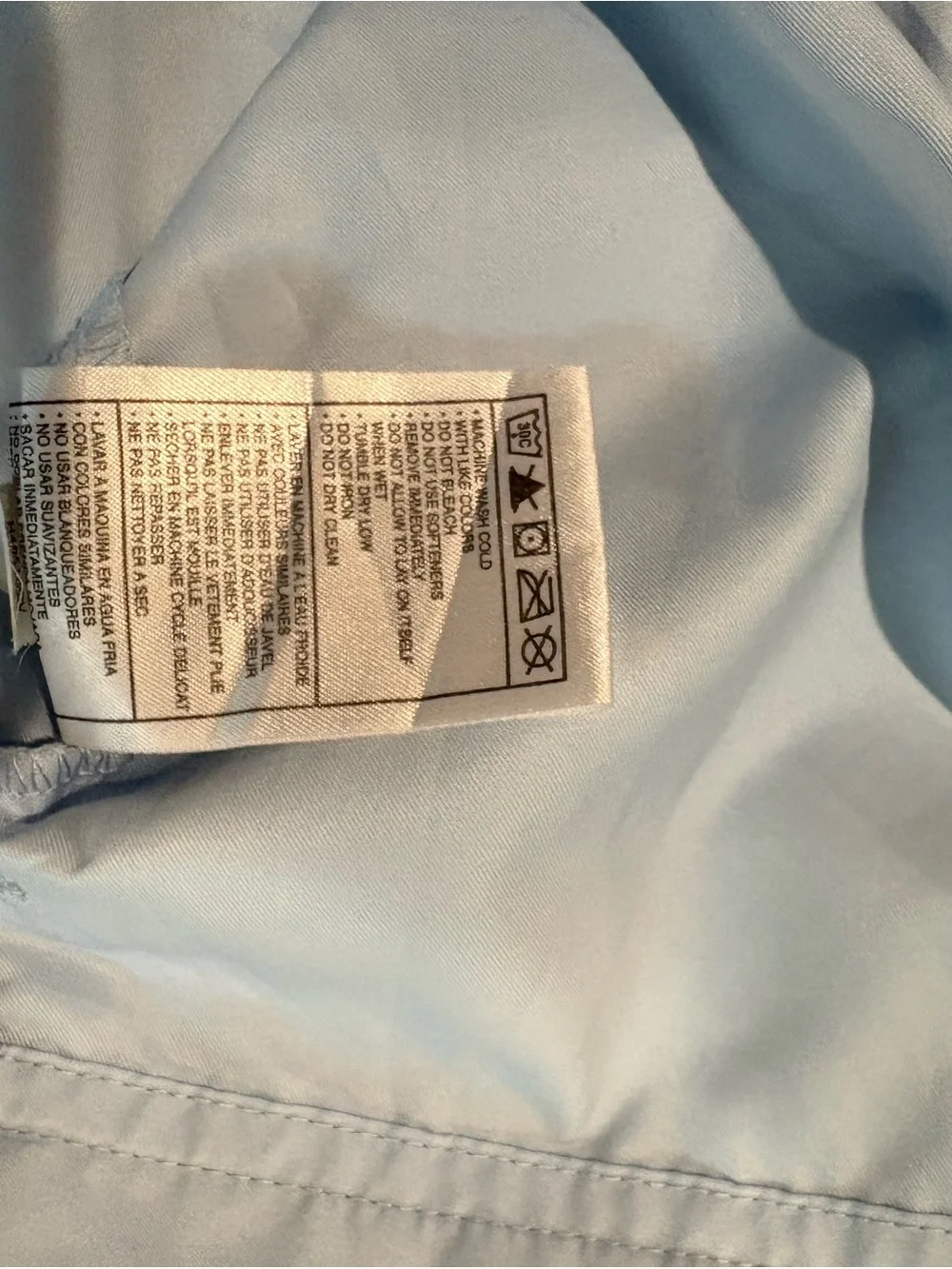 Nike Baby Blue Women’s Track Jacket with Black and White Stripes
